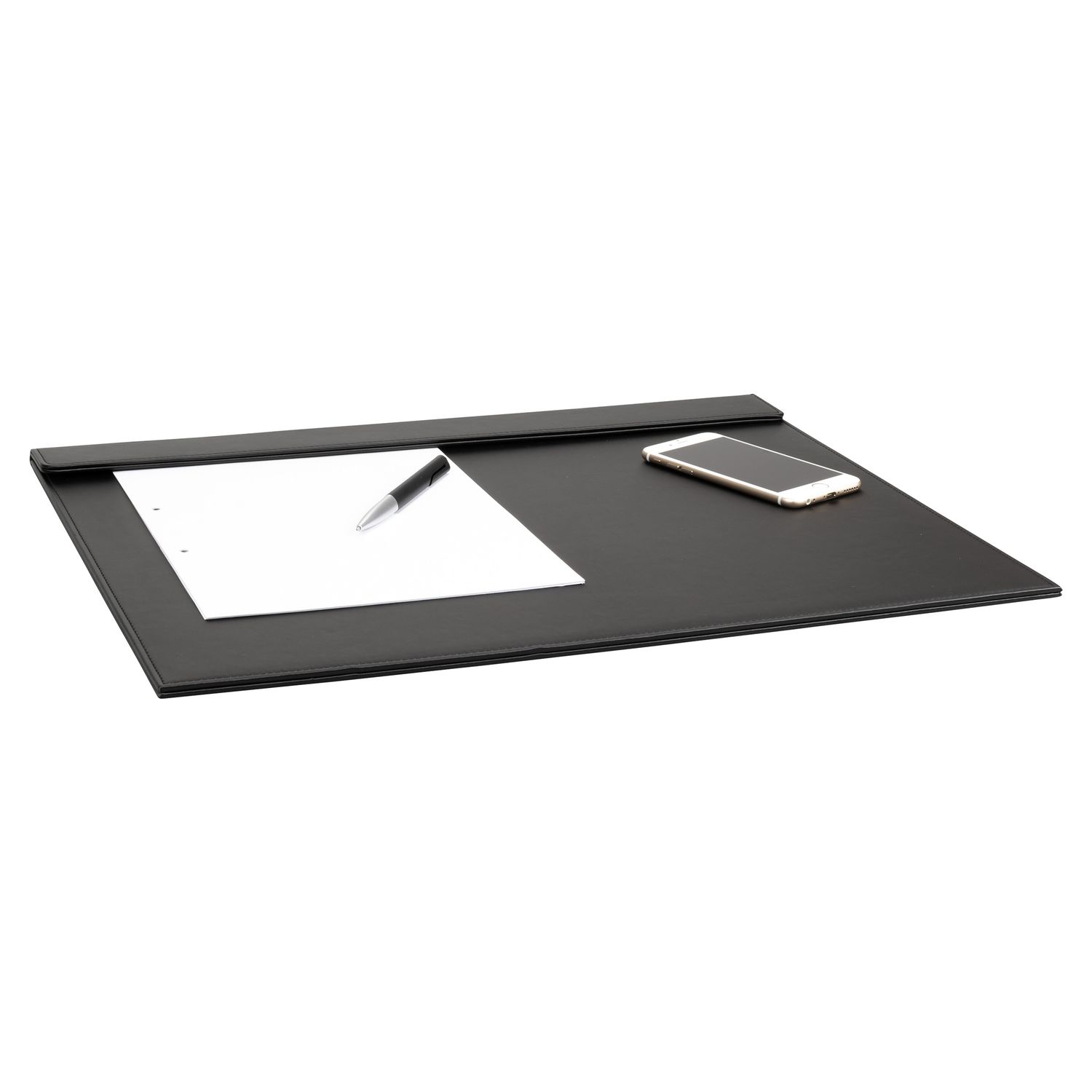 Desk Pad Londoner Noir 500 x 14 x 405 mm - Aliseo