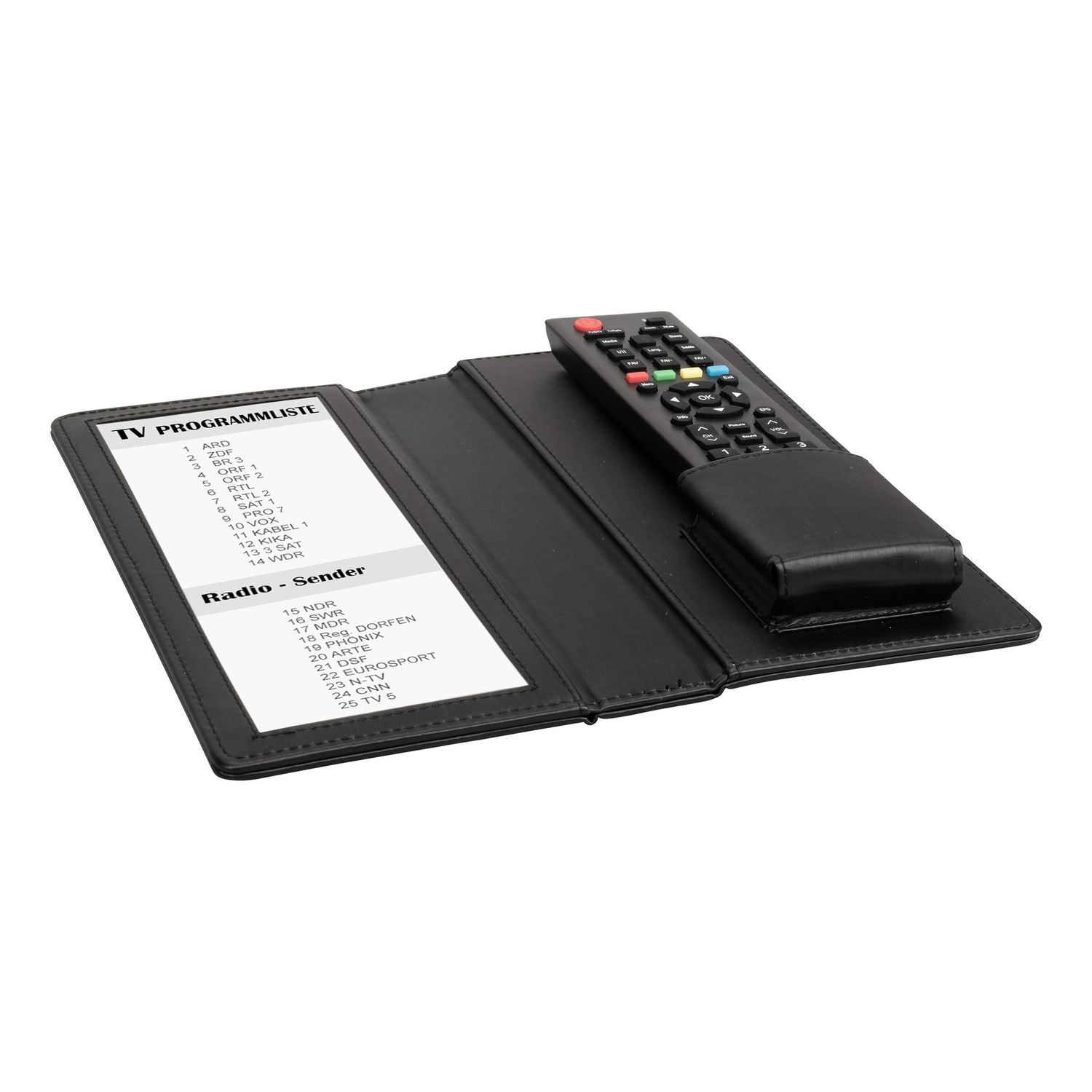 Remote Control Holder Londoner Noir 110 x 240 x 50 mm - Aliseo