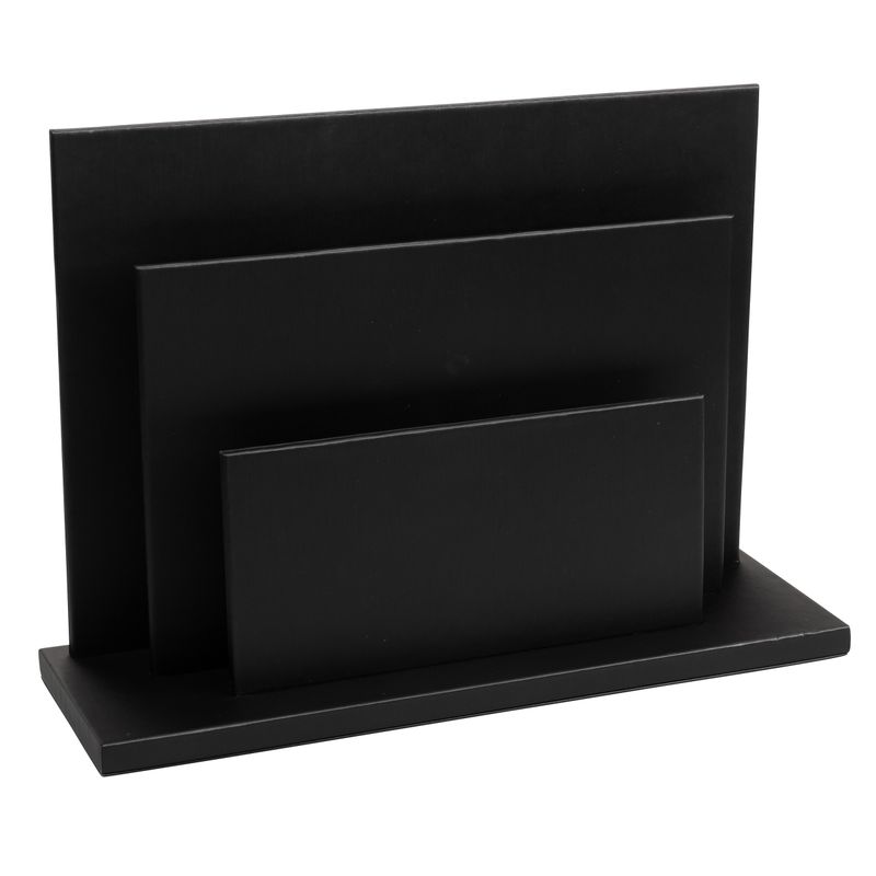 Magazine Holder Londoner Noir 330 x 230 x 100 mm - Aliseo