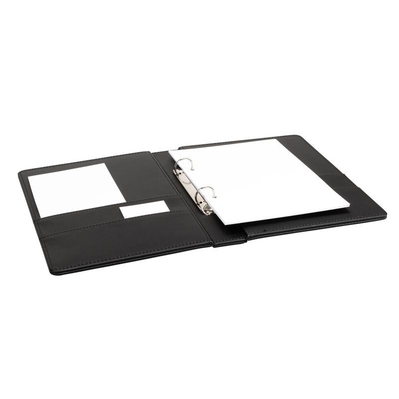 A5 Ring Binder Londoner Noir 170 x 245 x 40 mm - Aliseo