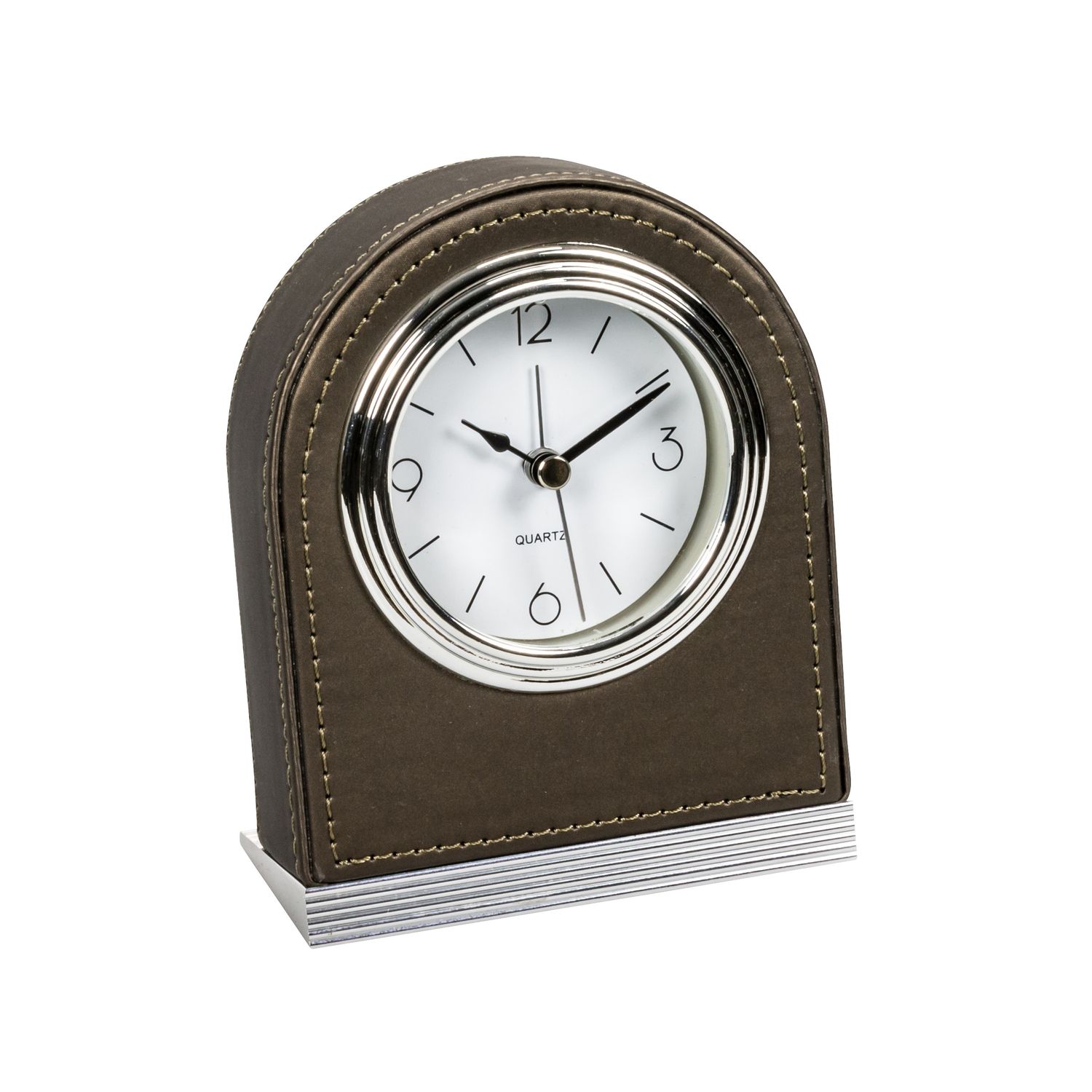 Table Clock Londoner Taupe 101 x 125 x 46 mm - Aliseo