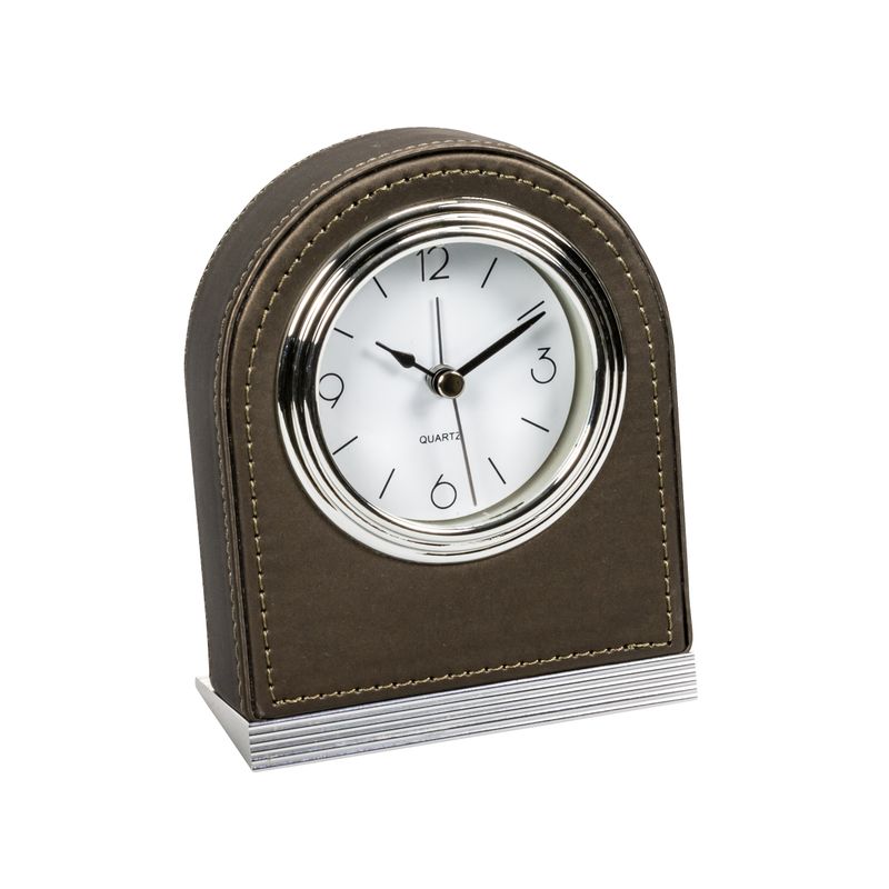 Table Clock Londoner Taupe 101 x 125 x 46 mm - Aliseo