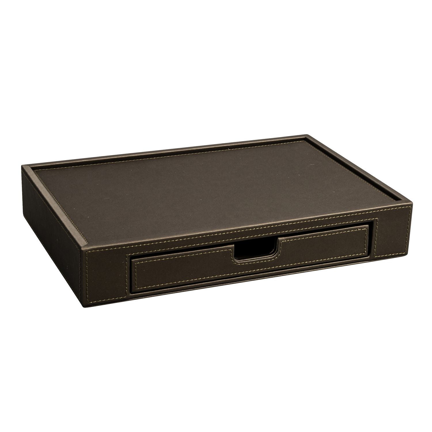 Tray with Drawer Londoner Taupe 300 x 50 x 200 mm - Aliseo