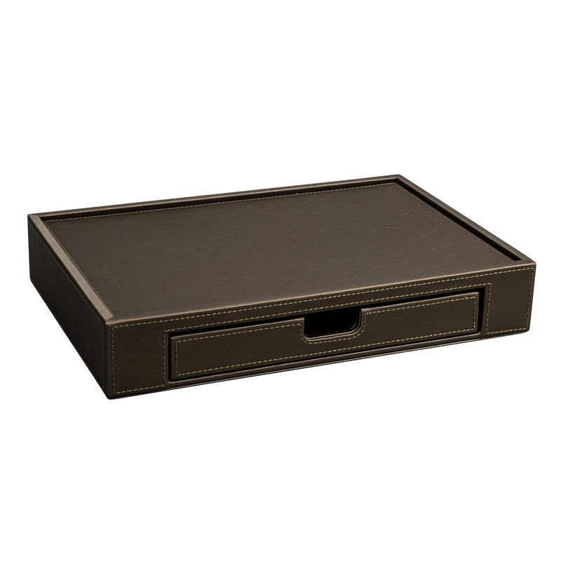 Tray with Drawer Londoner Taupe 300 x 50 x 200 mm - Aliseo