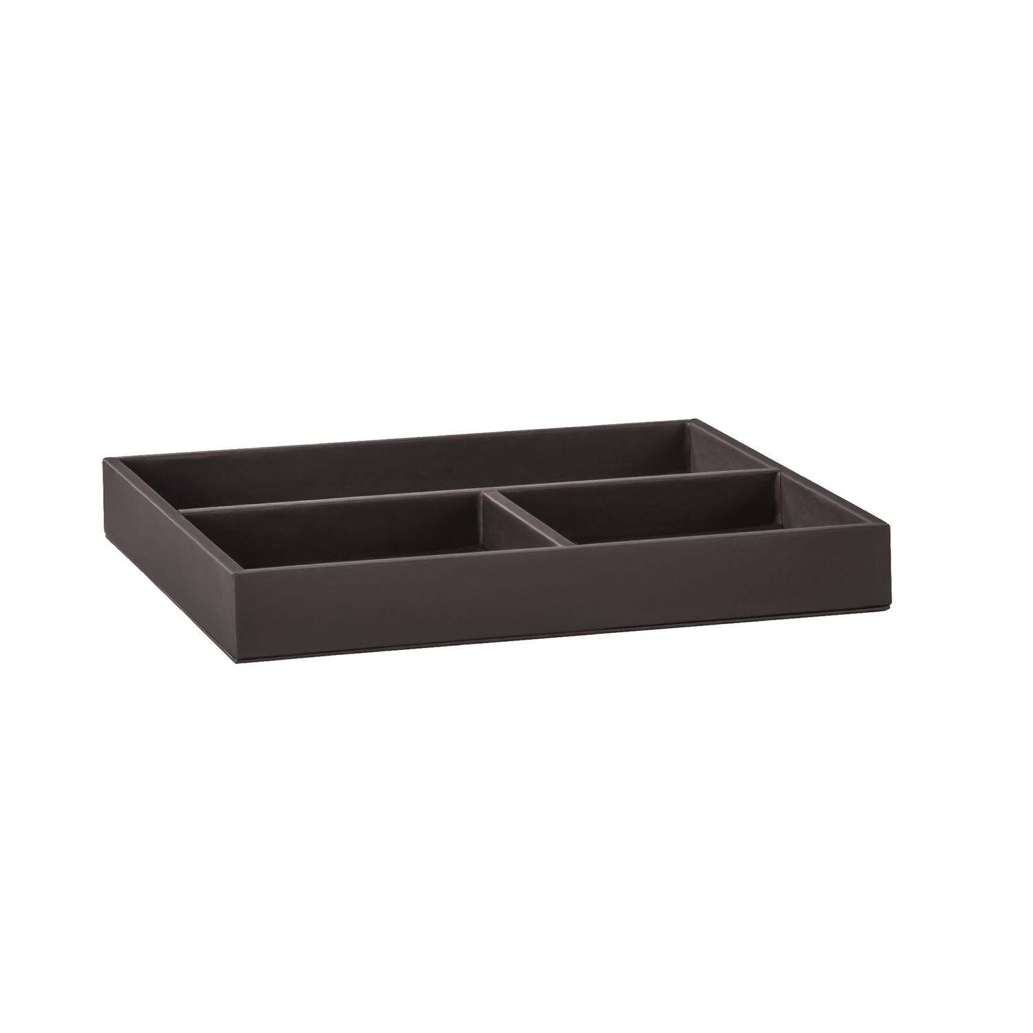 Container with three compartments Londoner Taupe 250 x 30 x 200 mm - Aliseo