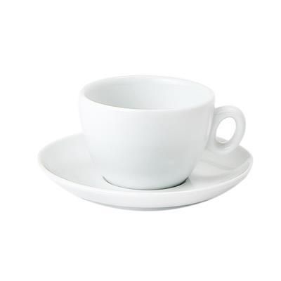 Inker cappuccino cup with saucer 17 cl Luna porcelain horeca
