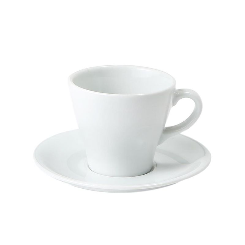 Inker breakfast cup with saucer 28 cl Pera porcelain horeca