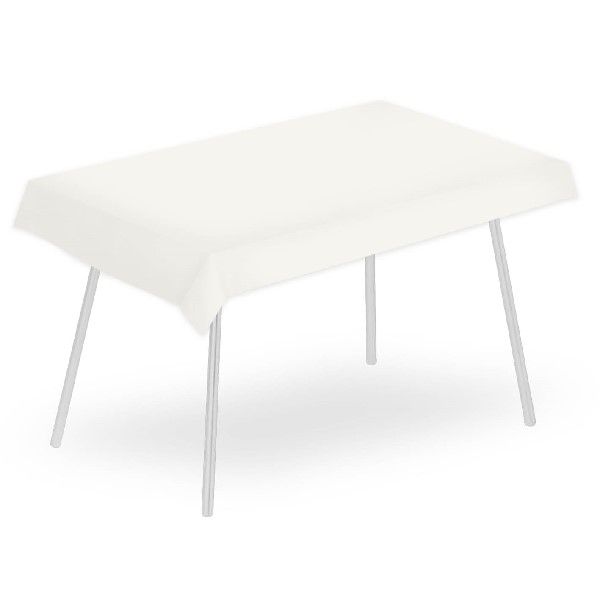 White tablecloth 100x150 cm paper horeca Tirolix