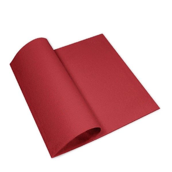 Packservice airlaid napkin red 40x40 cm horeca Tirolix