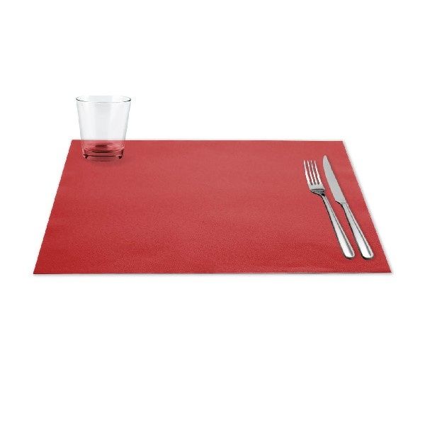 Packservice airlaid placemat red 30x40 cm horeca Tirolix