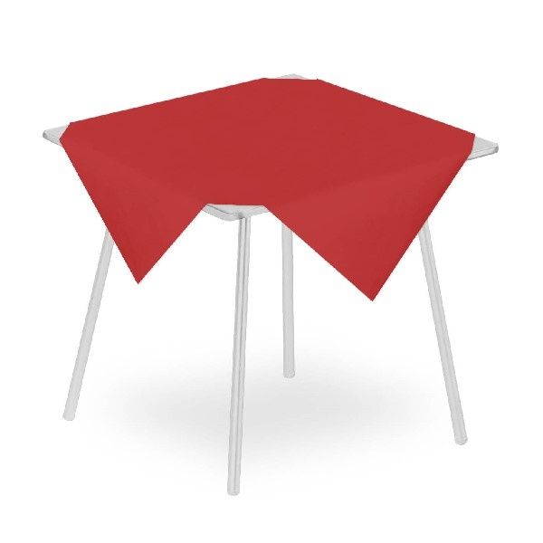 Packservice airlaid tablecloth red 100x100 cm horeca Tirolix