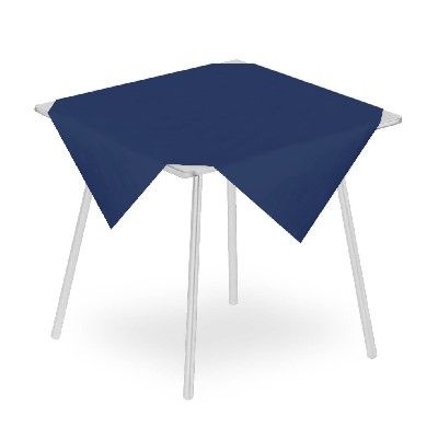 Tirolix Packservice airlaid tablecloth blue 100x100 cm horeca