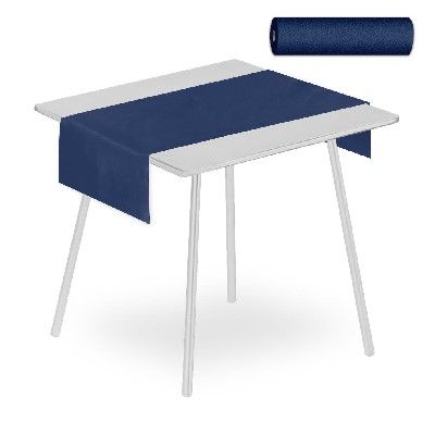 Tirolix Packservice airlaid roll blue 40x120 cm horeca