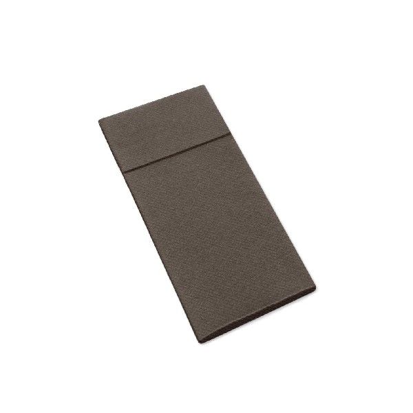 Airlaid napkin cocoa pocket 40x32 cm horeca Packservice Tirolix