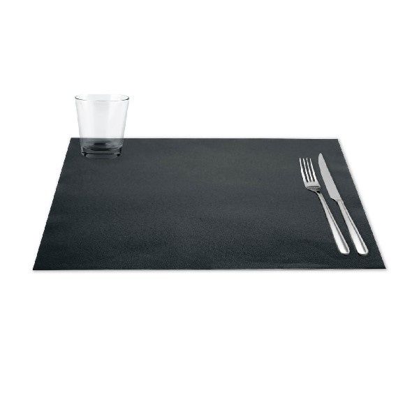 Airlaid placemat black 30x40 cm horeca Packservice Tirolix