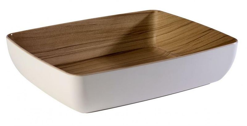 Bowl GN 1/2 "Frida" 26.5 x 32.5 cm 4L White - APS