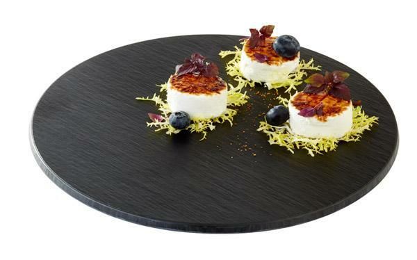 Tray "Slate" 30 cm Black - APS