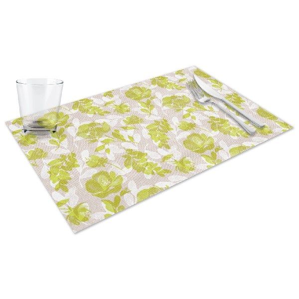 Garden Verde placemat 30x48 paper with natural design for horeca
