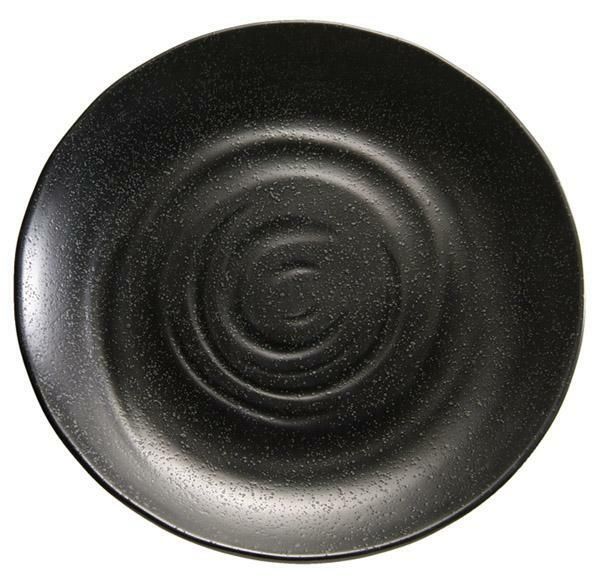 Plate "Zen" 28 cm Black - APS