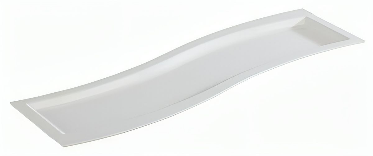 Tray GN 2/4 "Sinus" 16.2 x 53 cm White - APS