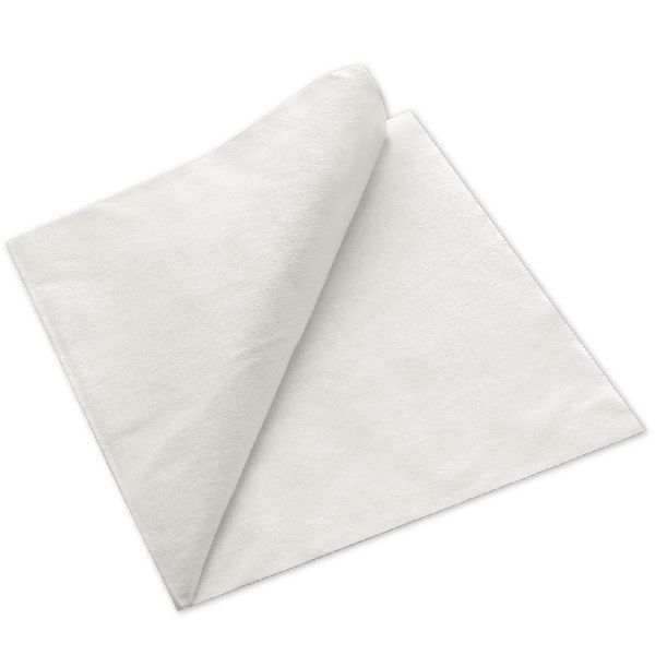 Micro Weiss Spunlace Serviette 44x44 fuer elegante Horeca Bereiche

