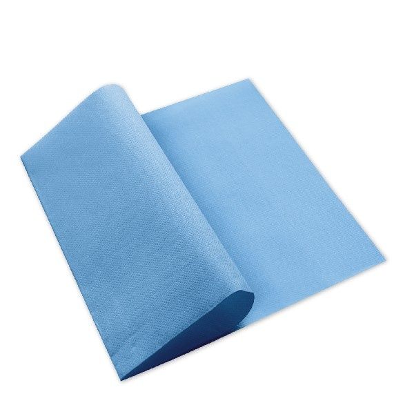 light blue tissue napkin 40x40 for horeca tables