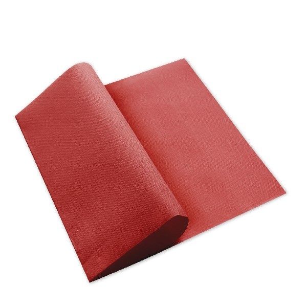 Red tissue napkin 40x40 for horeca tables