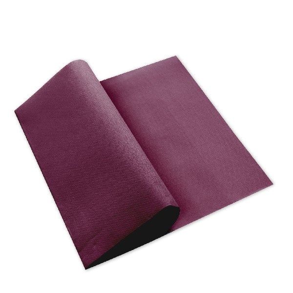 tovagliolo tissue bordeaux 40x40 per mise en place horeca
