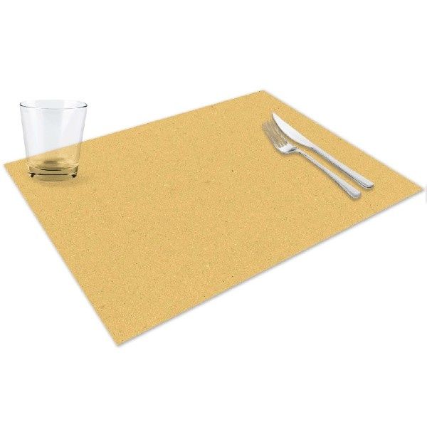 rustic paglia recycled paper placemat 35x50 for horeca tables