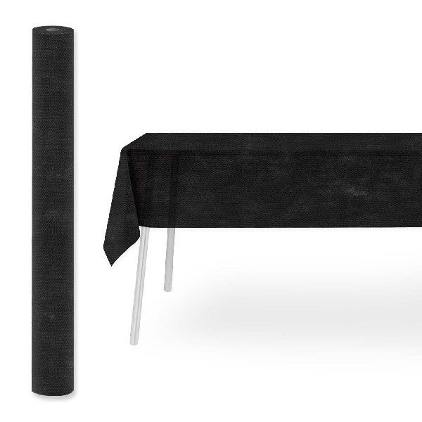 Airspun black roll 1.2x25 m Packservice with technical stable material for horeca
