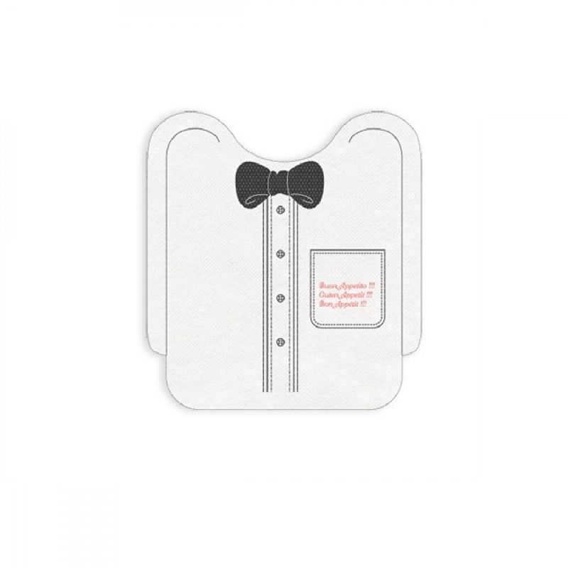 Disposable bib Papillon Big 42x47 cm for horeca restaurants Tirolix