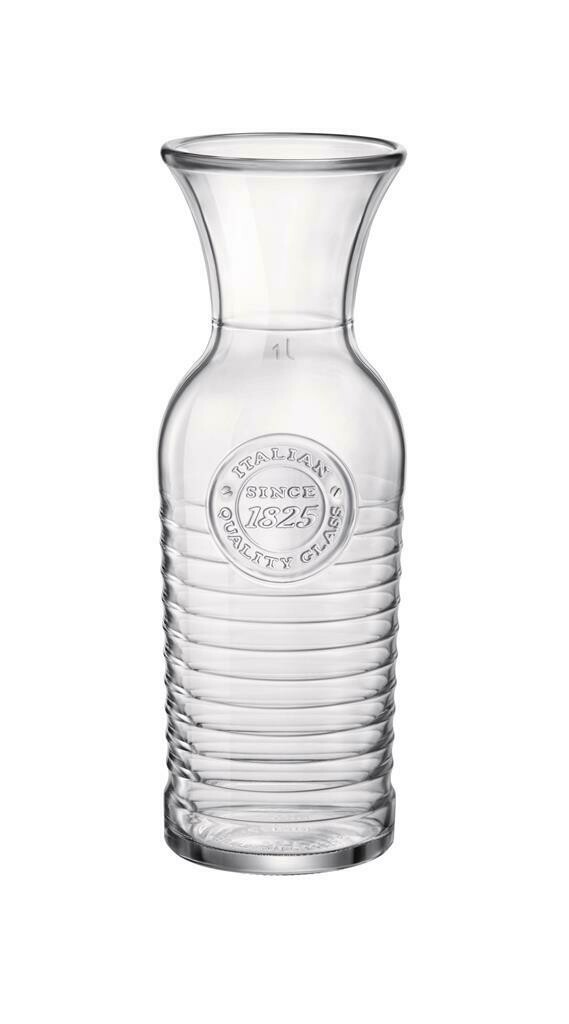 Caraffa 100 cl Bormioli Rocco Officina 1825 in vetro chiaro per uso horeca professionale
