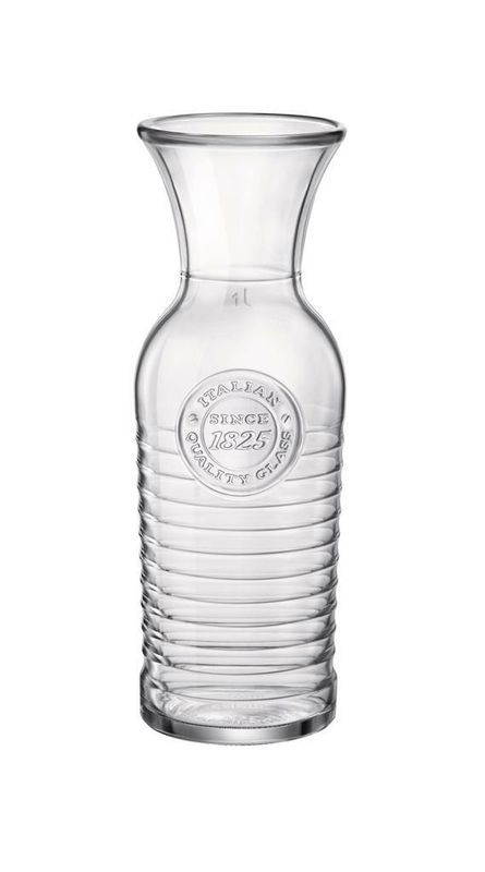 Carafe 100 cl Officina 1825 Bormioli Rocco clear glass for horeca beverage service
