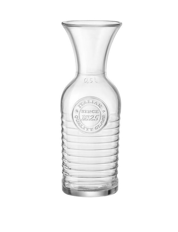 Carafe 50 cl Officina 1825 Bormioli Rocco clear glass for horeca professionals
