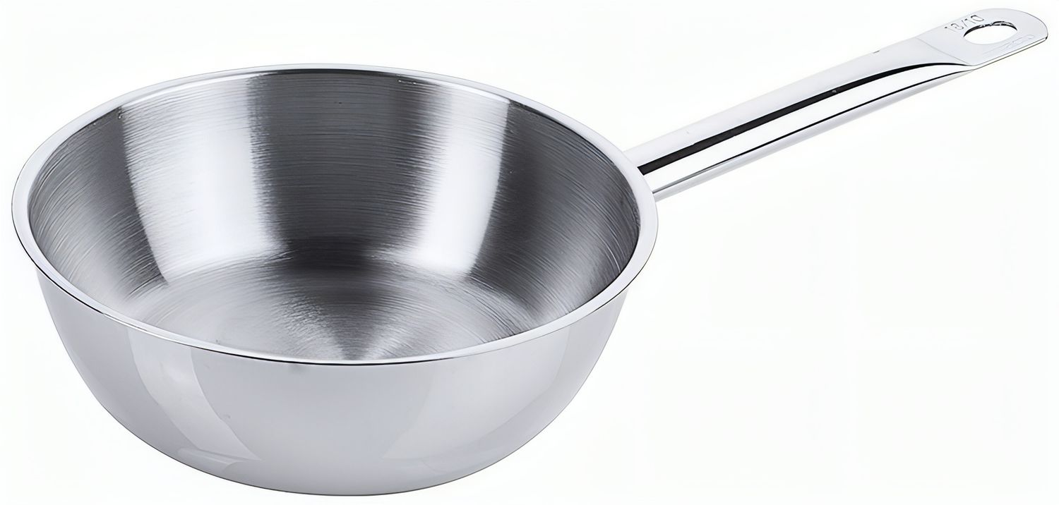 Sauté Pan 20 cm 2000 Stainless Steel with Wide Pouring Rim 1.5 l - Contacto