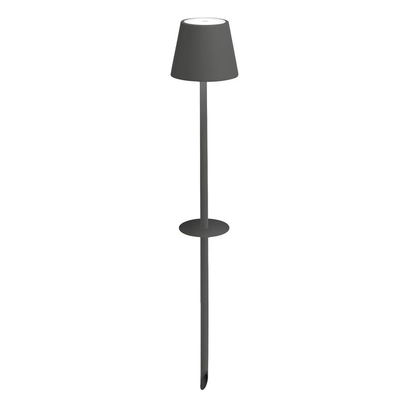 Lamp with Ground Spike 60 x 11 cm Poldina Dark Gray - Zafferano