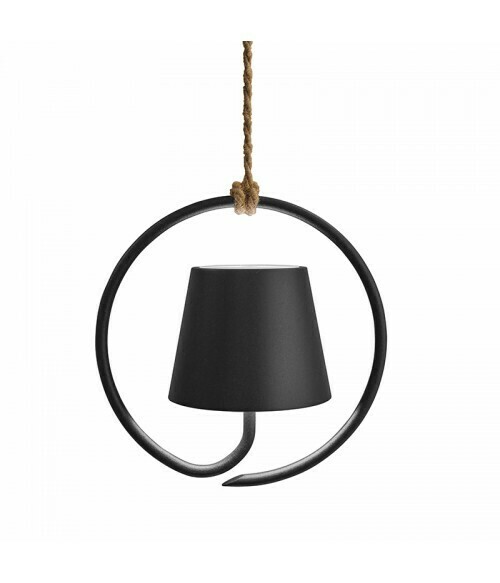 Pendant Lamp 19.8 x 11 cm Poldina Dark Grey - Zafferano