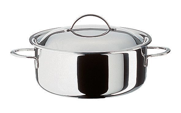 Low Pot with Lid 24 cm Cristal - Spring
