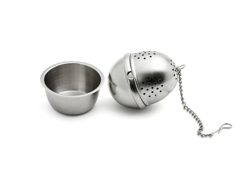Infusore da tè ovale con contenitore 5,5 cm - Weis