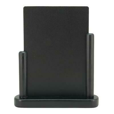 Securit table chalkboard 23.3x20 cm black Elegant for horeca use