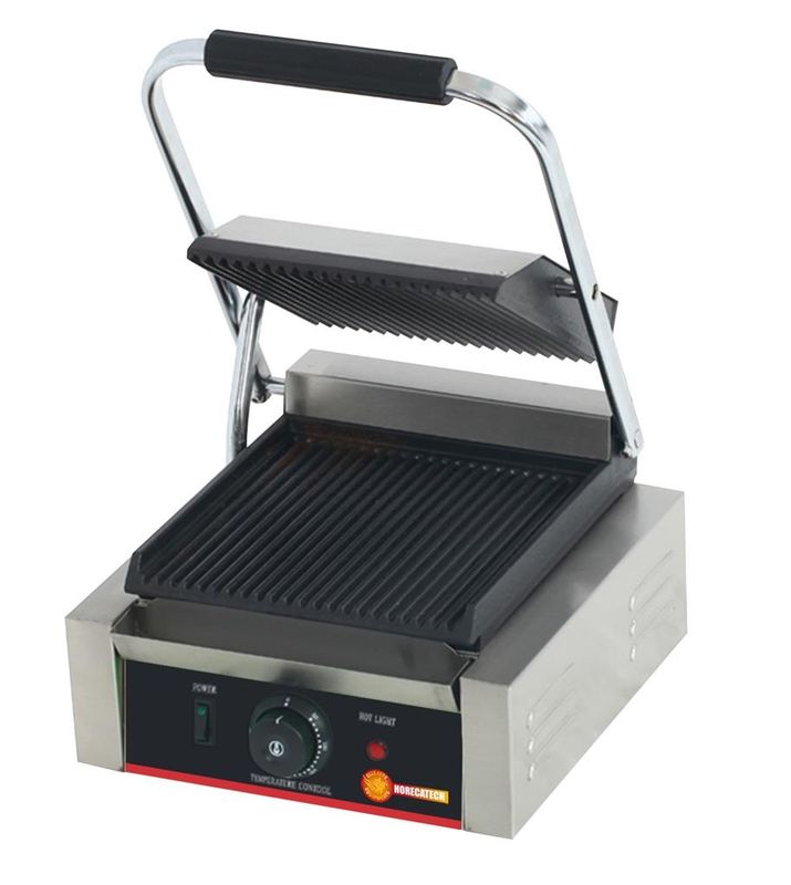 Single Ribbed Panini Press 30.5 x 37 cm - Horecatech