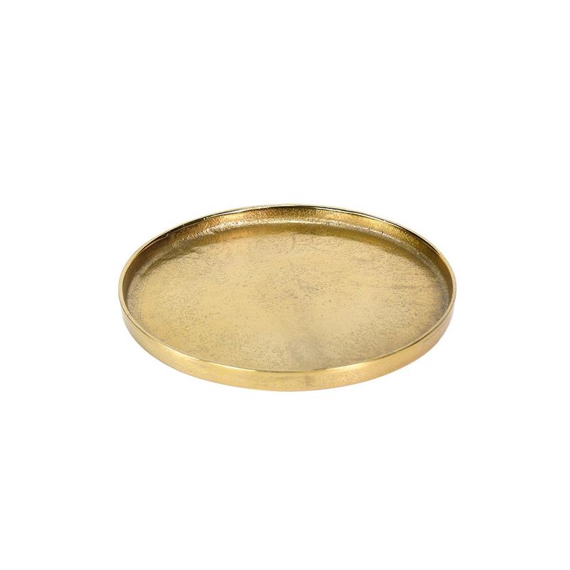 Rundes Tablett 38,5 cm Saint Tropez Gold - Tirolix