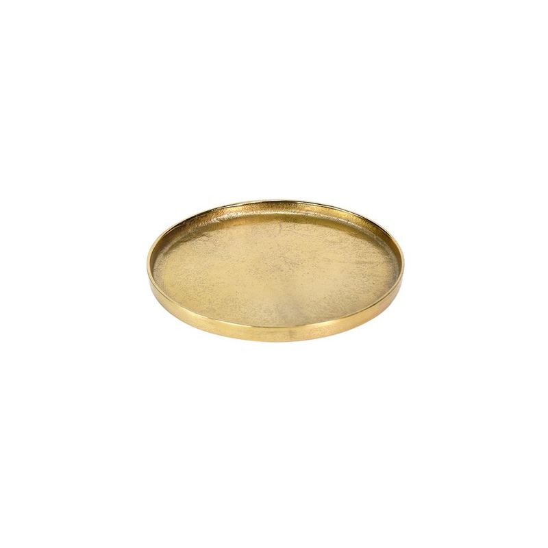 Rundes Tablett 25 cm Saint Tropez Gold - Tirolix