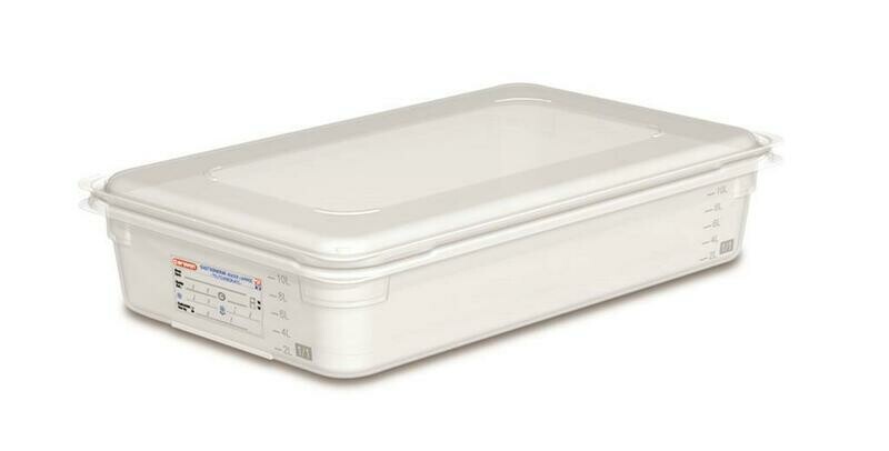 Contenitore Araven GN 1/1 13 L con coperchio in polipropilene per cucina horeca