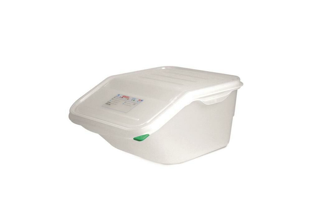 Contenitore Araven FIFO 41,5x34 cm con coperchio in polipropilene per cucina horeca