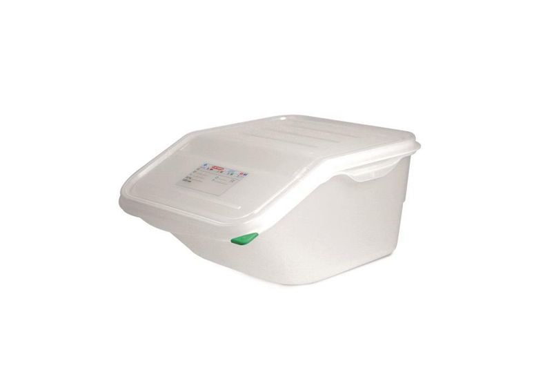 Araven FIFO 41.5x34 cm polypropylene container with lid for professional horeca use