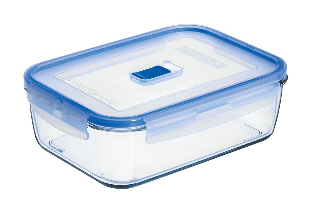Arcoroc 14x10 Pure Box container tempered glass horeca