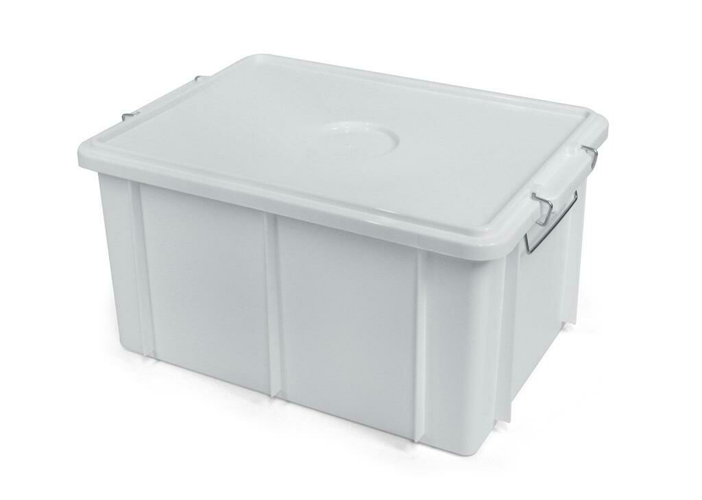 Crate with Lid 45 x 35 cm White Box - Giganplast