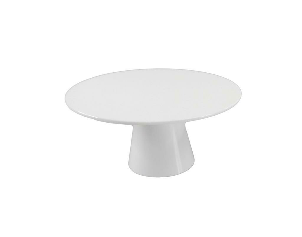 Round Cake Stand 30 cm White Melamine - Tirolix
