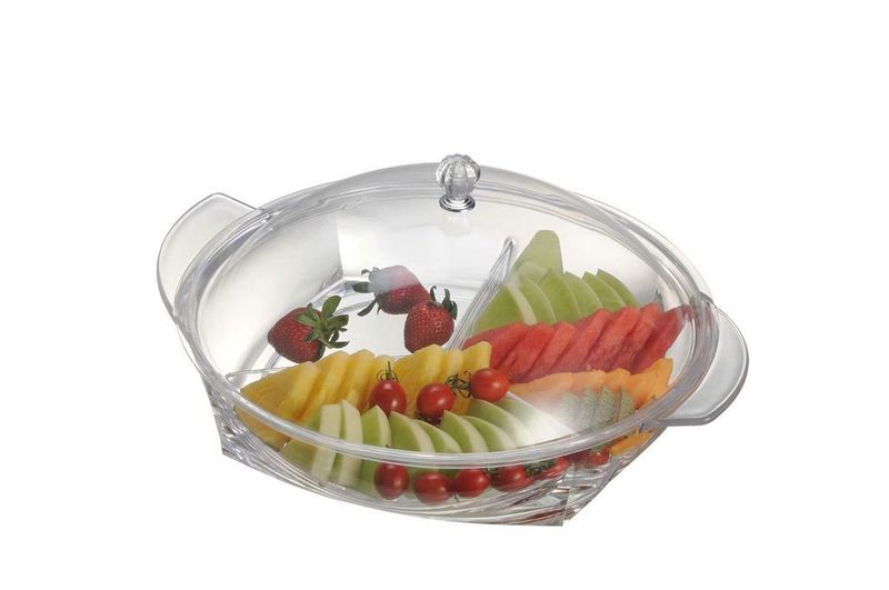 Appetizer Dish Round with Lid 36 cm Show - Tirolix